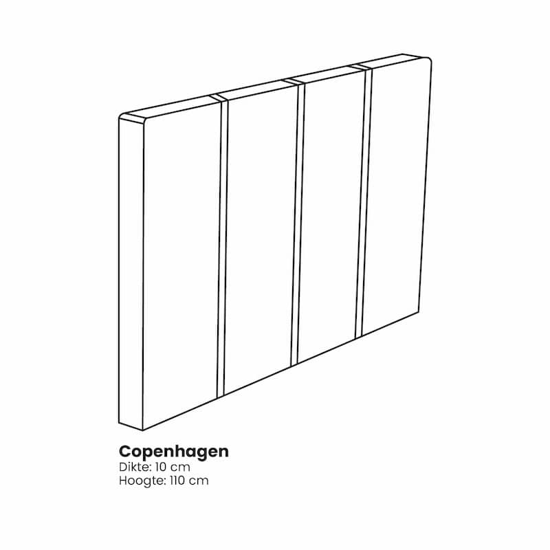 Copenhagen hoofdbord afmetingen | Stylzzz